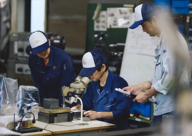 自社一貫生産体制の様子